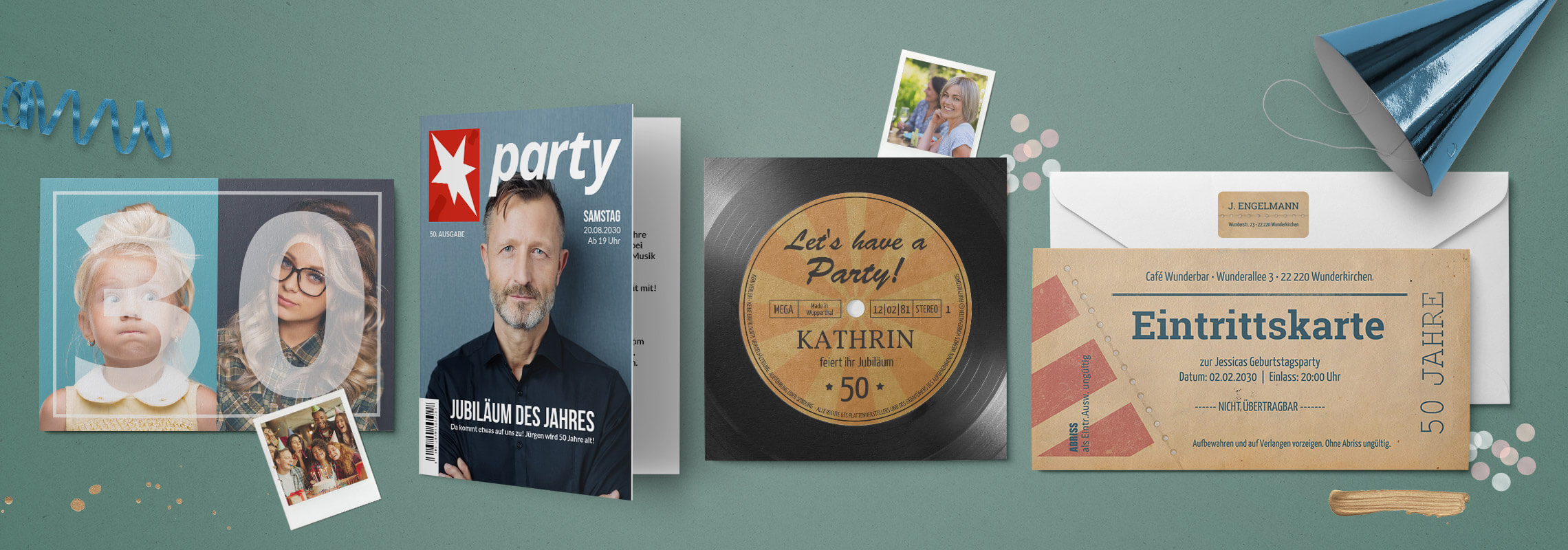 Geburtstagseinladungen